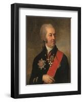 Portrait of Ioasaph Arbenev, 1799-Vladimir Lukich Borovikovsky-Framed Premium Giclee Print