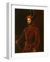 Portrait of Ippolito De' Medici-Titian (Tiziano Vecelli)-Framed Giclee Print