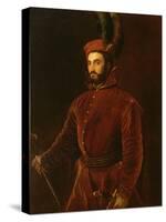Portrait of Ippolito De' Medici-Titian (Tiziano Vecelli)-Stretched Canvas