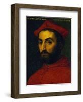 Portrait of Ippolito De Medici-null-Framed Giclee Print