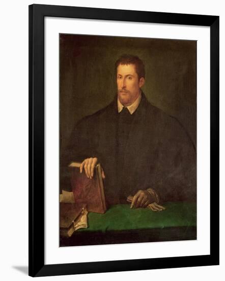 Portrait of Ippolito Riminaldi-Titian (Tiziano Vecelli)-Framed Giclee Print