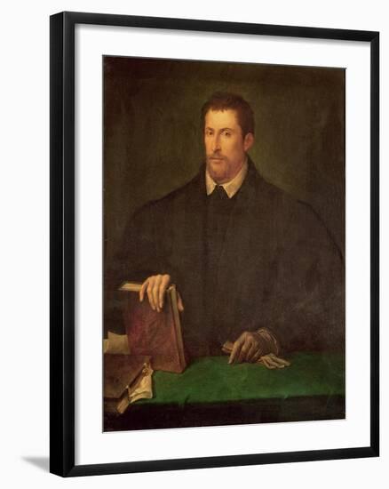 Portrait of Ippolito Riminaldi-Titian (Tiziano Vecelli)-Framed Giclee Print