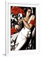 Portrait of Ira-Tamara de Lempicka-Framed Art Print