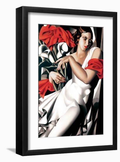 Portrait of Ira-Tamara de Lempicka-Framed Premium Giclee Print