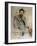 Portrait of Isaac Albeniz at 34 Years Old (Oil on Canvas)-Ramon Casas i Carbo-Framed Giclee Print