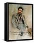 Portrait of Isaac Albeniz at 34 Years Old (Oil on Canvas)-Ramon Casas i Carbo-Framed Stretched Canvas
