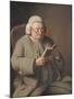 Portrait of Isaac Brodeau Reading a Book, 18th Century-George Roth-Mounted Giclee Print