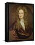 Portrait of Isaac Newton-Godfrey Kneller-Framed Stretched Canvas