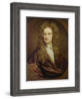 Portrait of Isaac Newton-Godfrey Kneller-Framed Giclee Print