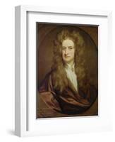 Portrait of Isaac Newton-Godfrey Kneller-Framed Giclee Print