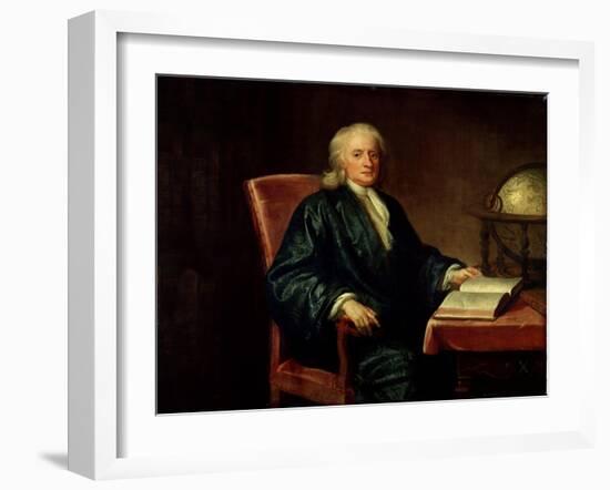 Portrait of Isaac Newton-Enoch Seeman-Framed Giclee Print