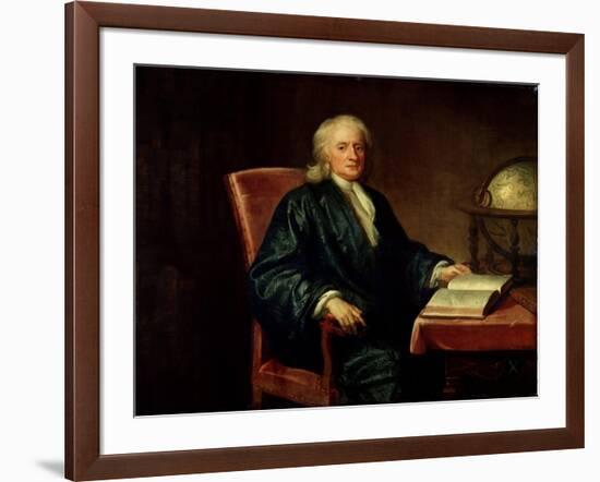 Portrait of Isaac Newton-Enoch Seeman-Framed Giclee Print