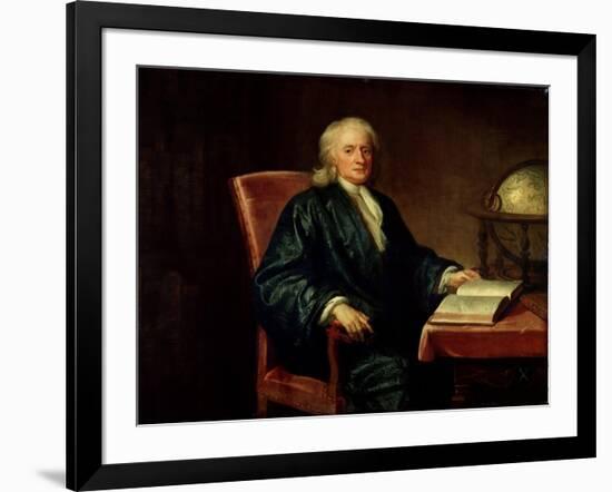 Portrait of Isaac Newton-Enoch Seeman-Framed Giclee Print