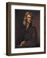 Portrait of Isaac Newton-null-Framed Giclee Print