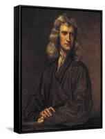 Portrait of Isaac Newton-null-Framed Stretched Canvas