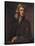 Portrait of Isaac Newton-null-Stretched Canvas