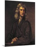 Portrait of Isaac Newton-null-Mounted Giclee Print