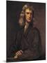 Portrait of Isaac Newton-null-Mounted Giclee Print