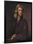 Portrait of Isaac Newton-null-Framed Giclee Print