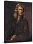 Portrait of Isaac Newton-null-Stretched Canvas