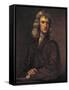 Portrait of Isaac Newton-null-Framed Stretched Canvas