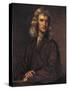 Portrait of Isaac Newton-null-Stretched Canvas