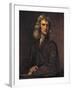 Portrait of Isaac Newton-null-Framed Giclee Print