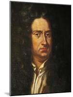 Portrait of Isaac Newton-null-Mounted Giclee Print