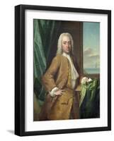 Portrait of Isaac Parker, Merchant from Middelburg-Philip van Dijk-Framed Art Print