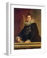 Portrait of Isabel Clara Eugenia of Habsburg (1566 - 1636), Infanta of Spain (Oil on Canvas)-Peter Paul Rubens-Framed Giclee Print