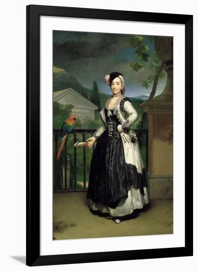 Portrait of Isabel Parreno Arce Ruiz De Alarcon Y Valdés, Marchioness of Llano-Anton Raphael Mengs-Framed Giclee Print