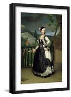 Portrait of Isabel Parreno Arce Ruiz De Alarcon Y Valdés, Marchioness of Llano-Anton Raphael Mengs-Framed Giclee Print