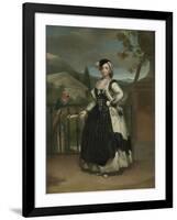 Portrait of Isabel Parreno Y Arce, Marquesa De Llano-Anton Raphael Mengs-Framed Art Print