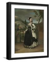 Portrait of Isabel Parreno Y Arce, Marquesa De Llano-Anton Raphael Mengs-Framed Art Print
