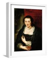 Portrait of Isabella Brandt, C. 1625-Peter Paul Rubens-Framed Giclee Print