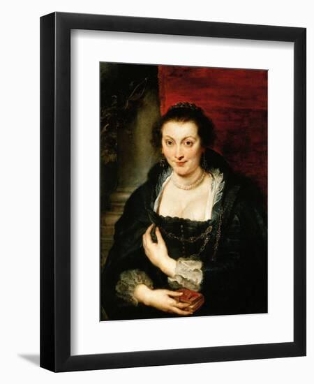 Portrait of Isabella Brandt, C. 1625-Peter Paul Rubens-Framed Giclee Print