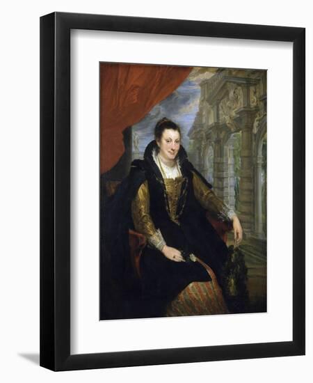 Portrait of Isabella Brant-Sir Anthony Van Dyck-Framed Giclee Print