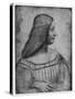 Portrait of Isabella D'Este, 1500-Leonardo da Vinci-Stretched Canvas