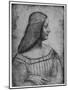 Portrait of Isabella D'Este, 1500-Leonardo da Vinci-Mounted Giclee Print