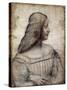 Portrait of Isabella D'este by Leonardo Da Vinci-null-Stretched Canvas