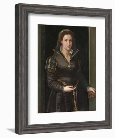 Portrait of Isabella de' Medici , c.1550-1565.-Italian School-Framed Giclee Print