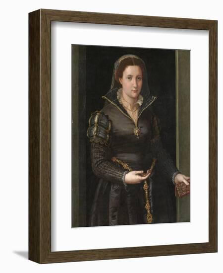 Portrait of Isabella de' Medici , c.1550-1565.-Italian School-Framed Giclee Print