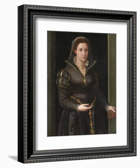 Portrait of Isabella de' Medici , c.1550-1565.-Italian School-Framed Giclee Print