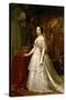 Portrait of Isabella II of Spain, 1844-Federico De madrazo-Stretched Canvas