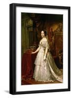 Portrait of Isabella II of Spain, 1844-Federico De madrazo-Framed Giclee Print