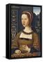 Portrait of Isabella of Austria, Queen of Denmark, Ca 1524-Jacob Cornelisz van Oostsanen-Framed Stretched Canvas