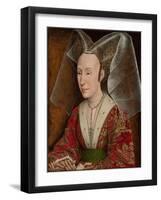 Portrait of Isabella of Portugal, Wife of Philip III Duke of Burgundy (1397-147), Ca 1450-1475-Rogier van der Weyden-Framed Giclee Print