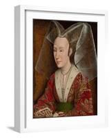 Portrait of Isabella of Portugal, Wife of Philip III Duke of Burgundy (1397-147), Ca 1450-1475-Rogier van der Weyden-Framed Giclee Print