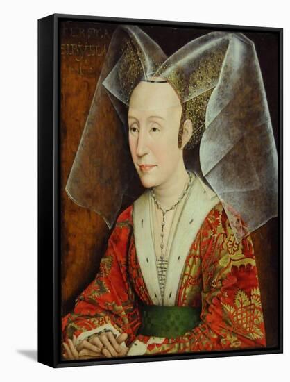 Portrait of Isabella of Portugal, Wife of Philip III Duke of Burgundy (1397-147), Ca 1450-1475-Rogier van der Weyden-Framed Stretched Canvas