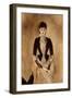 Portrait of Isabella Reisser, 1885-Anton Romako-Framed Giclee Print